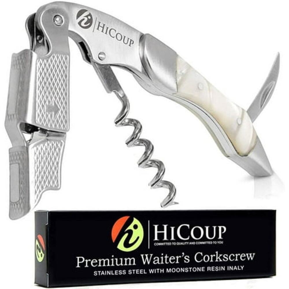 NWT HiCoup Professional Wine Opener Corkscrew with Foil Cutter
